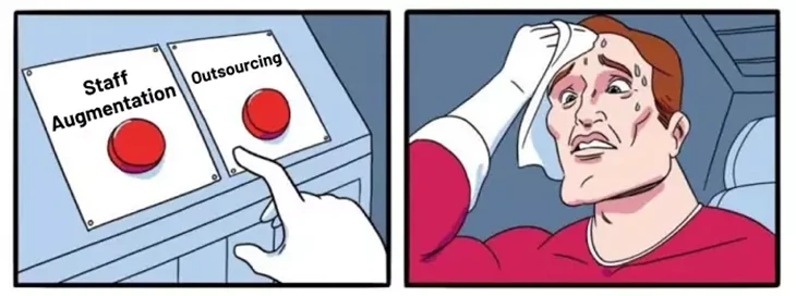 Staff Augmentation vs Project Outsourcing